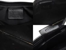 Load image into Gallery viewer, GUCCI グッチ バンブー ハンドバッグ ワンショルダーバッグ ジャッキーライン クリアブラック PVC レザー 良品 中古 47449