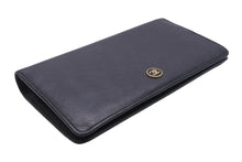 Load image into Gallery viewer, CHANEL シャネル 長財布 レザーブラック ココボタン ロングウォレット ココマーク レトロ A20904 良品 中古 47457