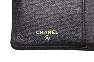 CHANEL シャネル 長財布 レザーブラック ココボタン ロングウォレット ココマーク レトロ A20904 良品 中古 47457