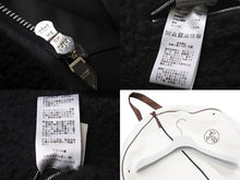 Load image into Gallery viewer, 新品同様 HERMES エルメス ムートンレザージャケット 2020年秋冬コレクションモデル 羊革 牛革 ブラック ブラウン サイズ48 47478
