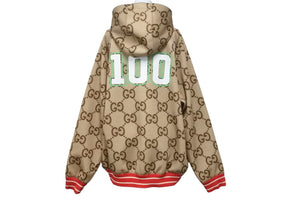 極美品 GUCCI グッチ 100周年ネオプレンジャケット ジップアップ ...