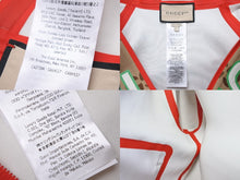 Load image into Gallery viewer, 極美品 GUCCI グッチ 100周年ネオプレンジャケット ジップアップパーカー ベージュ GG柄 ロゴ 676466 サイズL 中古 47482