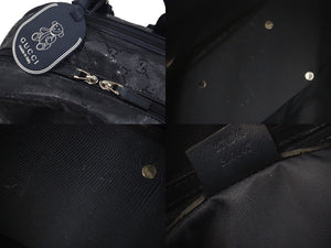 GUCCI グッチ 2WAY GG柄 キャリーケース バックパック キッズ 271341 ネイビー リュックサック 子供 ロゴ 良好 中古 47489