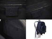 Load image into Gallery viewer, GUCCI グッチ 2WAY GG柄 キャリーケース バックパック キッズ 271341 ネイビー リュックサック 子供 ロゴ 良好 中古 47489
