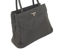 Load image into Gallery viewer, 極美品 PRADA プラダ ハンドバッグ B3864 ナイロン ZAFFIRO グリーン系 カーキ トートバッグ 三角ロゴプレート 中古 47498
