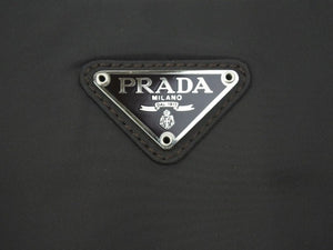極美品 PRADA プラダ ハンドバッグ B3864 ナイロン ZAFFIRO グリーン系 カーキ トートバッグ 三角ロゴプレート 中古 47498
