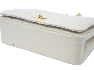 CHANEL シャネル マトラッセ チェーンショルダーバッグ 初期 ベージュ ココマーク ゴールド金具 ロゴ 中古 47526