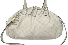 Load image into Gallery viewer, GUCCI グッチ スーキー グッチシマ レザー トートバッグ ハンドバッグ アイボリー キャンバス 中古 47530