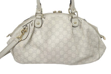 Load image into Gallery viewer, GUCCI グッチ スーキー グッチシマ レザー トートバッグ ハンドバッグ アイボリー キャンバス 中古 47530