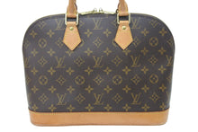 Load image into Gallery viewer, LOUIS VUITTON ルイ ヴィトン アルマ ＰＭ 茶色 モノグラム M51130 ハンドバッグ キャンバス 旧型 中古 47538
