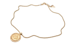 Load image into Gallery viewer, Christian Dior クリスチャンディオール ネックレス・チョーカー コイン ラインストーン ゴール 中古 47553