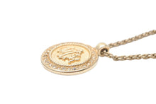 Load image into Gallery viewer, Christian Dior クリスチャンディオール ネックレス・チョーカー コイン ラインストーン ゴール 中古 47553