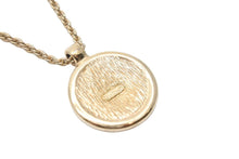 Load image into Gallery viewer, Christian Dior クリスチャンディオール ネックレス・チョーカー コイン ラインストーン ゴール 中古 47553