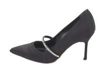 Load image into Gallery viewer, Manolo Blahnik マノロ ブラニク CRINA 36.5 LCRM 白 ホワイト スワロフスキー 中古 47577
