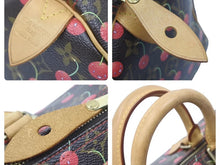 Load image into Gallery viewer, LOUIS VUITTON ルイ・ヴィトン モノグラム チェリー スピーディ 25 ハンドバッグ ブラウン キャンバス ロゴ M95009 美品 中古 47583
