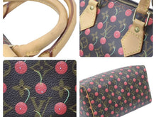 Load image into Gallery viewer, LOUIS VUITTON ルイ・ヴィトン モノグラム チェリー スピーディ 25 ハンドバッグ ブラウン キャンバス ロゴ M95009 美品 中古 47583