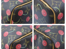 Load image into Gallery viewer, LOUIS VUITTON ルイ・ヴィトン モノグラム チェリー スピーディ 25 ハンドバッグ ブラウン キャンバス ロゴ M95009 美品 中古 47583