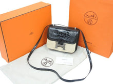 Load image into Gallery viewer, 未使用 HERMES エルメス ショルダーバッグ ミニ コンスタンス3 グラファイト A刻印 中古 47589
