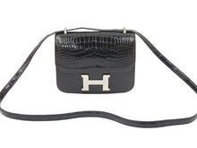 Load image into Gallery viewer, 未使用 HERMES エルメス ショルダーバッグ ミニ コンスタンス3 グラファイト A刻印 中古 47589