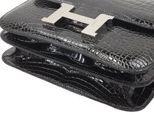 Load image into Gallery viewer, 未使用 HERMES エルメス ショルダーバッグ ミニ コンスタンス3 グラファイト A刻印 中古 47589