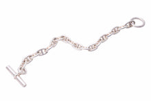 Load image into Gallery viewer, HERMES エルメス シェーヌダンクル 18コマ ブレスレット 61.9g MM シルバー 925 アクセサリー 美品 中古 47596