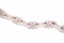 Load image into Gallery viewer, HERMES エルメス シェーヌダンクル 18コマ ブレスレット 61.9g MM シルバー 925 アクセサリー 美品 中古 47596