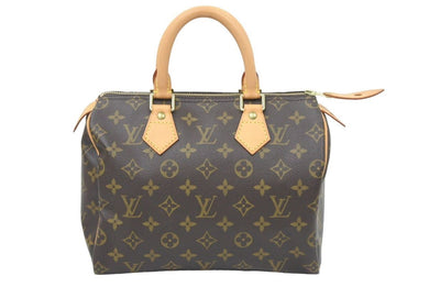 極美品 LouisVuitton ルイヴィトン スピーディ25 ミニボストンバッグ ハンドバッグ M41528 TH0093 PVC レザー ブラウン 中古 47635