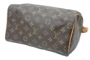 極美品 LouisVuitton ルイヴィトン スピーディ25 ミニボストンバッグ ハンドバッグ M41528 TH0093 PVC レザー ブラウン 中古 47635