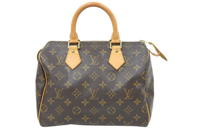 LouisVuitton ルイヴィトン スピーディ25 ミニボストンバッグ ハンドバッグ M41528 SP1022 PVC レザー ブラウン 美品 中古 47636
