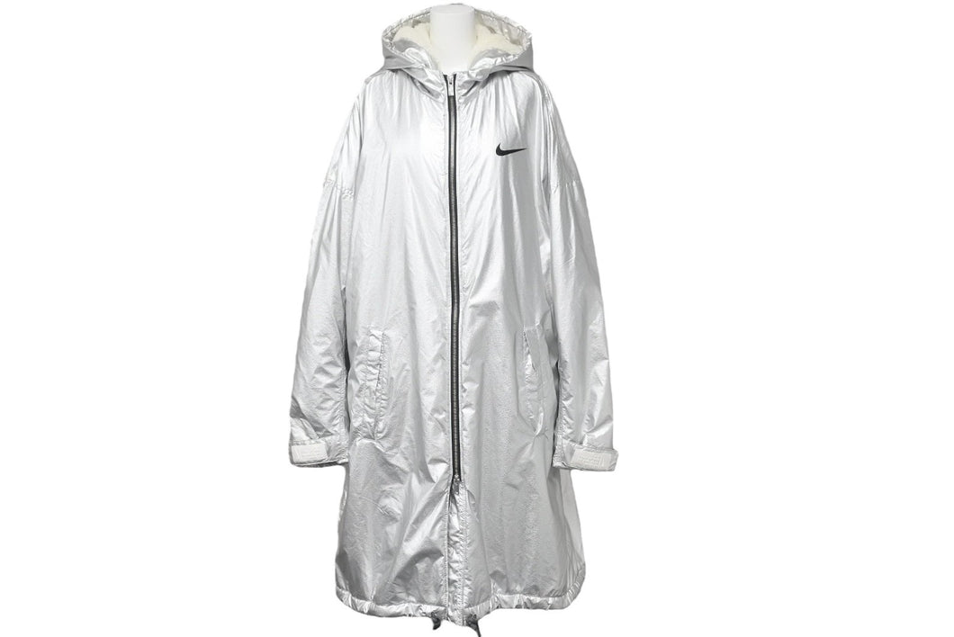 NIKE ナイキ Fearofgod フィアオブゴッド ナイロンコート ボアジャケット HO180610SIV ナイロン ポリエステル S 美品 中古 47638