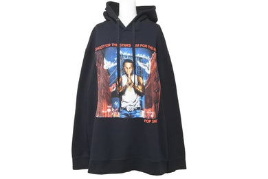 VLONE ヴィ―ローン POP SMOKEコラボ FOODIE パーカー サイズXL ブラック レッド ブルー 美品 中古47639