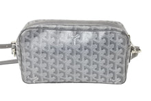 Load image into Gallery viewer, GOYARD ゴヤール Cap Vert カップヴェールPM ショルダーバッグ 斜めがけバッグ レザー PVC グレー シルバー金具 美品 中古 47656