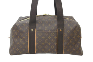 LouisVuitton ルイヴィトン ウィークエンダーGM ボストンバッグ N41139 フランス製 PVC レザー ブラウン ゴールド 美品 中古 47701