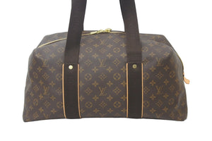 LouisVuitton ルイヴィトン ウィークエンダーGM ボストンバッグ N41139 フランス製 PVC レザー ブラウン ゴールド 美品 中古 47701