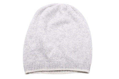 極美品 CHANEL シャネル ココマーク ニット帽 ラメ グレー ロゴ 帽子 灰色 フリーサイズ 中古 47729