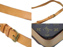 Load image into Gallery viewer, LOUIS VUITTON ルイ・ヴィトン カルトシエール 22 ショルダーバッグ ロゴ ブラウン モノグラム M51253 美品 中古 47739