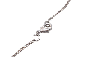 CHANEL シャネル ココマーク ミラーボールネックレス シルバー レディース チェーン ラインストーン 08V 5g 美品 中古 47746
