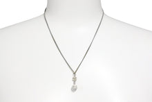 Load image into Gallery viewer, CHANEL シャネル ココマーク ミラーボールネックレス シルバー レディース チェーン ラインストーン 08V 5g 美品 中古 47746
