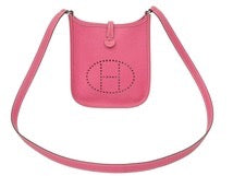 HERMES エルメス エブリンTPM エプソン ピンク ローズティリアン SS □O 美品 中古 47753 正規品