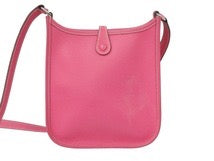Load image into Gallery viewer, HERMES エルメス エブリンTPM エプソン ピンク ローズティリアン SS □O 美品 中古 47753 正規品