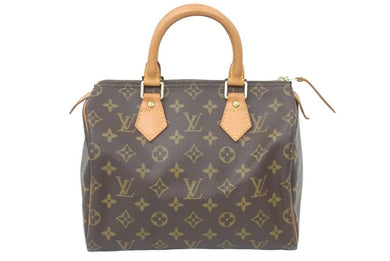LOUIS VUITTON ルイ・ヴィトン スピーディ25 ミニ ボストンバッグ ブラウン ハンドバッグ M41528 中古 47756