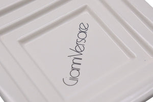 VERSACE ヴェルサーチ 灰皿 ホワイト ブラック 箱付き 美品 中古 47775