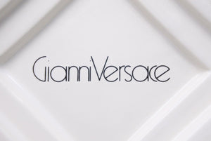 VERSACE ヴェルサーチ 灰皿 ホワイト ブラック 箱付き 美品 中古 47775
