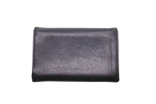 Load image into Gallery viewer, GIANNI VERSACE ジャン二・ヴェルサーチ カードケース 名刺入れ レザー ブラック オープンポケット 美品 中古 47776
