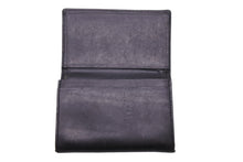 Load image into Gallery viewer, GIANNI VERSACE ジャン二・ヴェルサーチ カードケース 名刺入れ レザー ブラック オープンポケット 美品 中古 47776