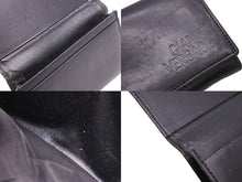 Load image into Gallery viewer, GIANNI VERSACE ジャン二・ヴェルサーチ カードケース 名刺入れ レザー ブラック オープンポケット 美品 中古 47776