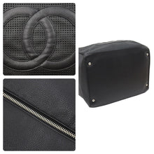 Load image into Gallery viewer, CHANEL シャネル ココマーク ハンドバッグ ミニボストンバッグ キャビアスキン 9番台 ブラック シルバー金具 美品 中古 47792