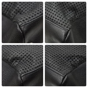 CHANEL シャネル ココマーク ハンドバッグ ミニボストンバッグ キャビアスキン 9番台 ブラック シルバー金具 美品 中古 47792