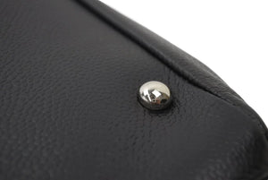 CHANEL シャネル ココマーク ハンドバッグ ミニボストンバッグ キャビアスキン 9番台 ブラック シルバー金具 美品 中古 47792