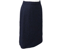 Load image into Gallery viewer, CHANEL シャネル タイトスカート ツイード P08916V05319 97C FRANCE製 ウール ナイロン ネイビー サイズ38 美品 中古 47816